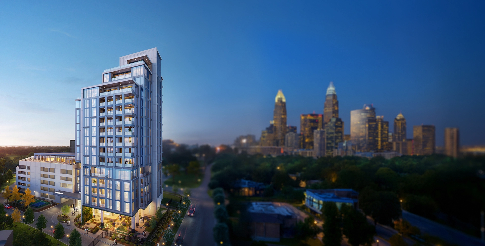Veridian Builnding - Atlanta Skyline